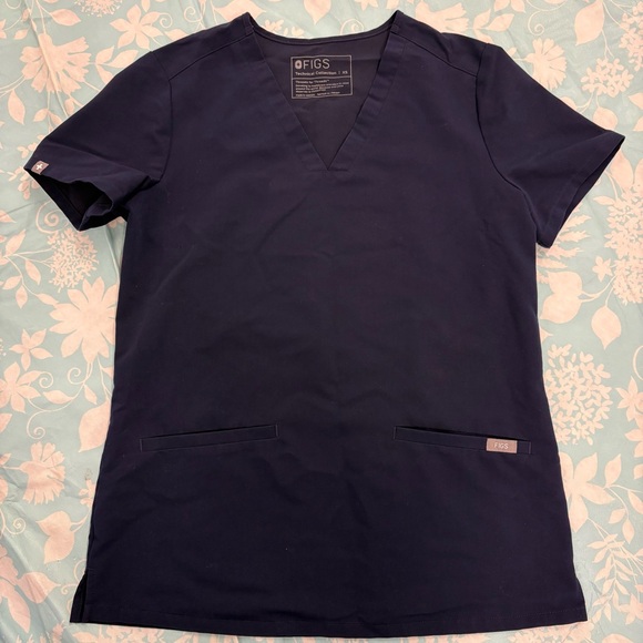 Figs womens scrub set Navy EXTRA SMALL PETITE - Picture 3 of 9